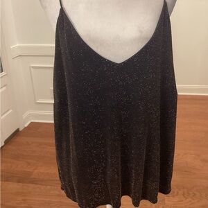 Elegant Black Glittery Top